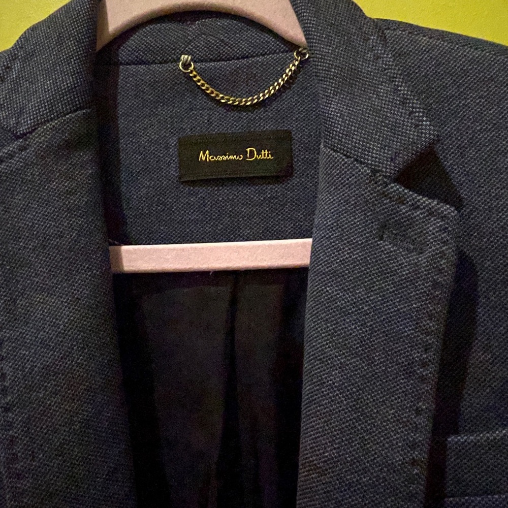 Massimo Dutti Navy Blazer